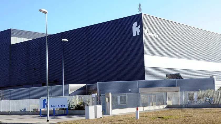 L'esterno dello stabilimento della Friulforgia di Sedegliano