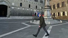 Il quartier generale del Monte dei Paschi a Siena