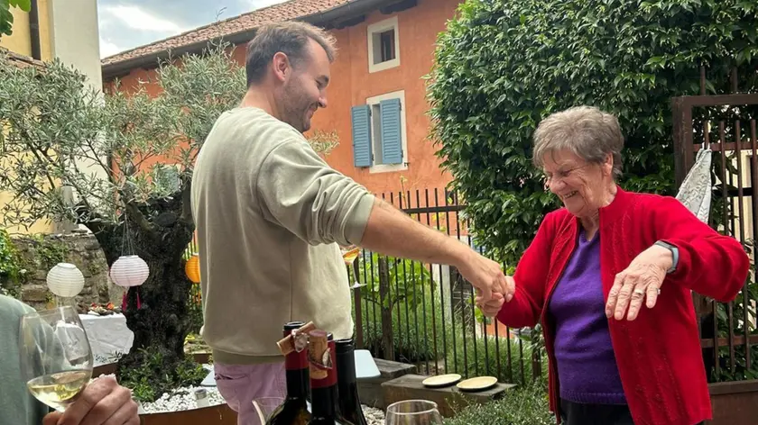 Quirin Kunhert di 32 anni e Guerrina Scokaj di 83 anni, le due vittime della frana