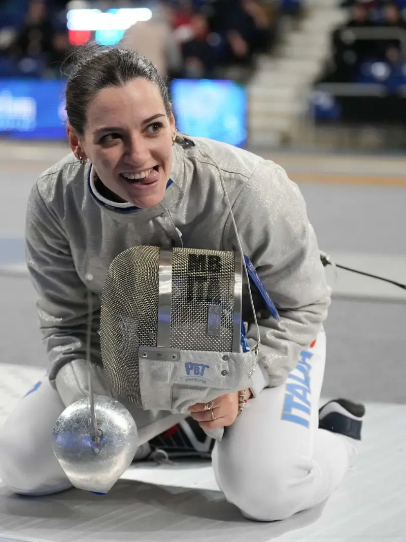 La gioia di Giulia Rizzi (Foto Bizzi)