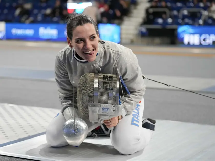 La gioia di Giulia Rizzi (Foto Bizzi)