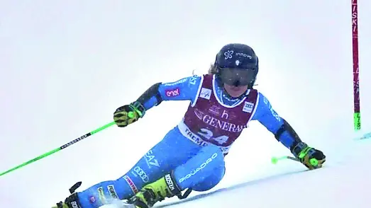 Lara Della Mea, 26 anni di Tarvisio, sta crescendo