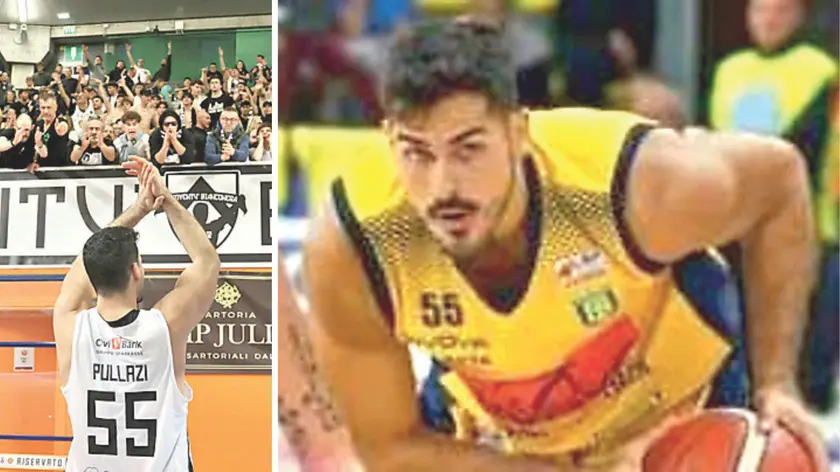 Rei Pullazi sotto la curva udinese: dopo aver portato in A Trapani e Udine ora ci prova con Scafati