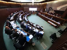 La seduta di giovedì del Consiglio regionale (foto Lasorte)