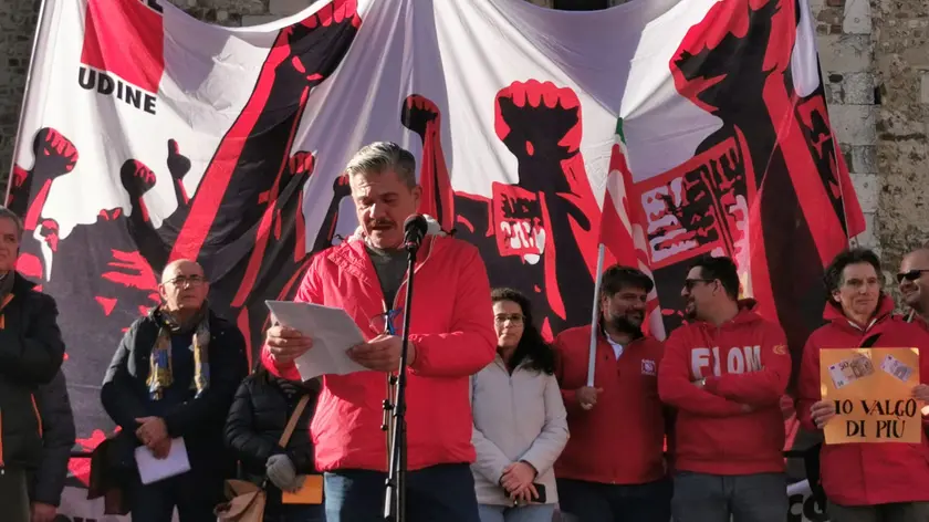 La manifestazione a Udine