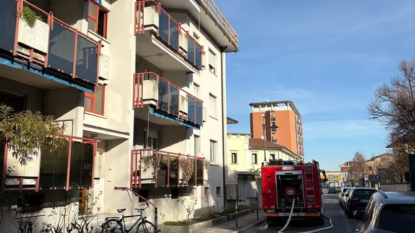 L'intervento dei vigili del fuoco