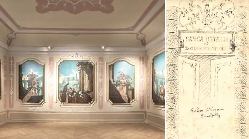 Alcune immagini del volume che raccontano la storia di Palazzo Antonini Stringher, sede della Fondazione Fruli a Udine