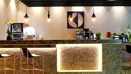 L’area bar dello show room di Electrolux Professional