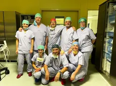 L'equipe che ha eseguito l'intervento a Gorizia