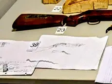 Alcuni disegni dell'arrestato