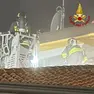 L'intervento dei vigili del fuoco a Sedegliano