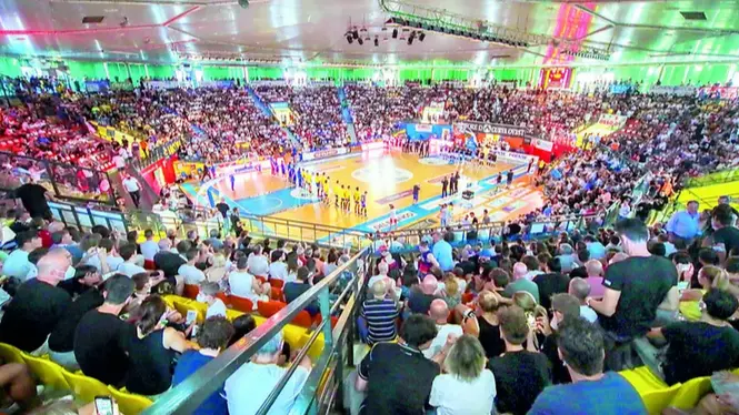 Il palasport Carnera di Udine