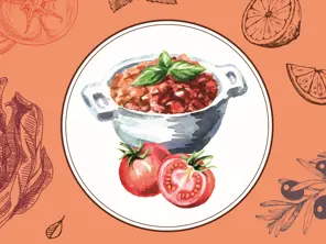 Un dettaglio della copertina de "Il grande libro dei sughi e dei ragù"