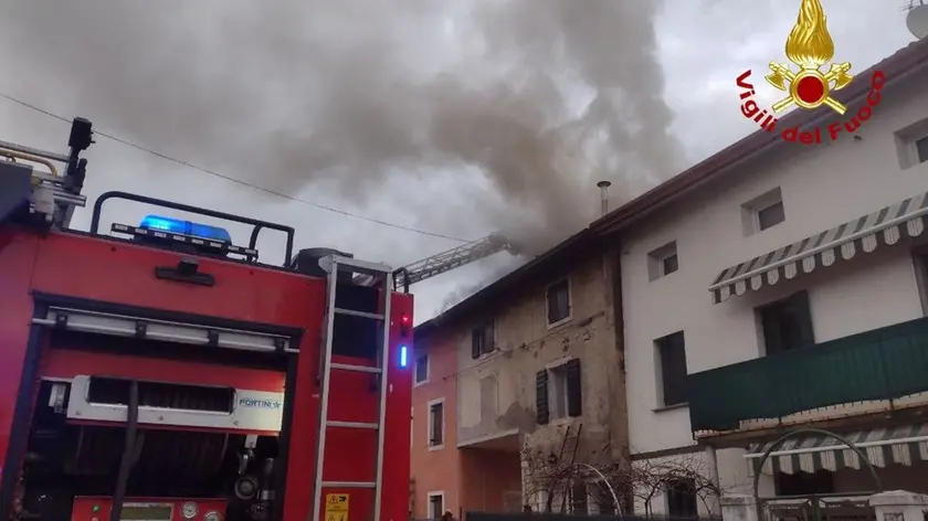 L'incendio a Sarone