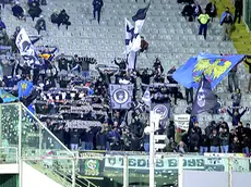 I tifosi dell'Udinese in trasferta a Firenze. Foto Petrussi