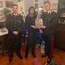 La donna che ha subito la rapina omaggiata dai carabinieri di Cividale