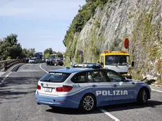 Un tragico incidente sulla strada Costiera di Trieste. Foto Lasorte