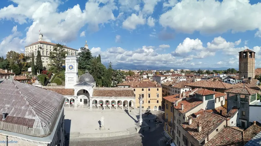 Una veduta di Udine dall'alto