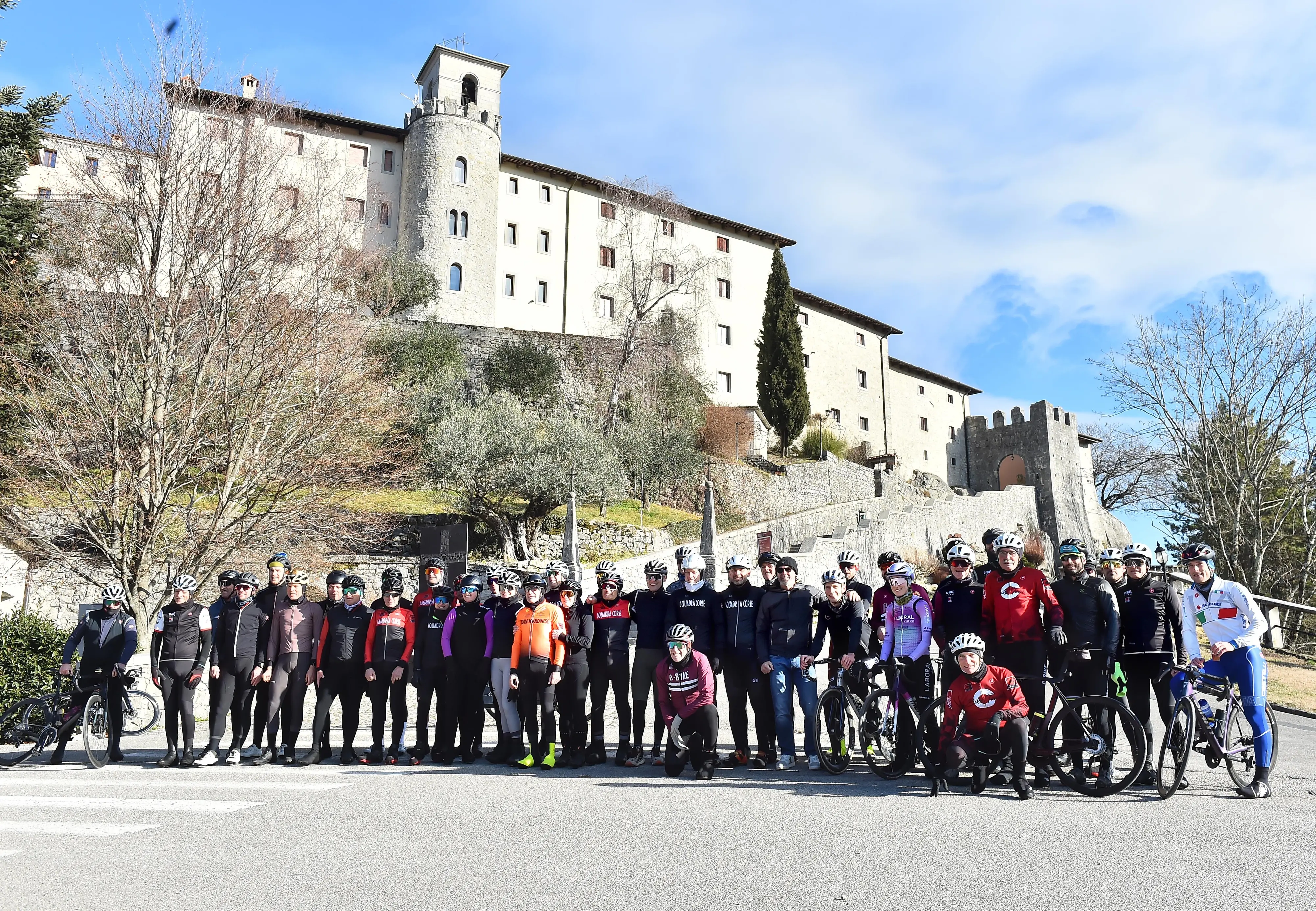 Il gruppo poteva contare su una cinquantina di ciclisti. Foto Petrussi