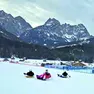 Una delle piste del parco divertimenti Nevelandia a Sappada