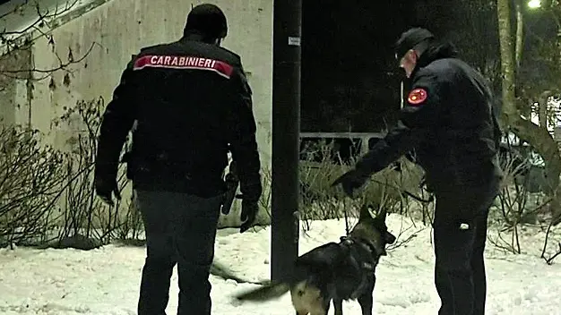 Attività di vigilanza dei carabinieri di notte