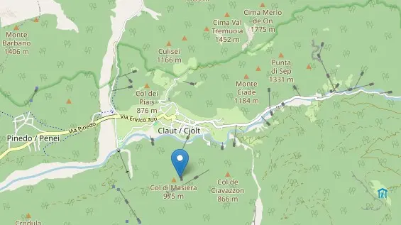 L'epicentro vicino Claut