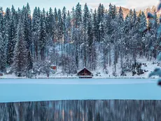 Il lago di Fusine ghiacciato © Foto Petrussi / Stefano Quarantotto