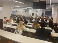 Candidati all'Università di Trieste durante il test
