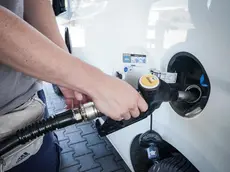 Una pompa di benzina