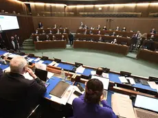 Il dibattito in Consiglio regionale. Foto Lasorte