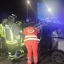 L'auto coinvolta nell'incidente a Ciconicco