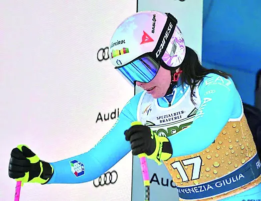 L’azzurra Nicol Delago è stata la più veloce nelle prove