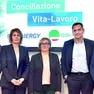 Da sinistra, Francesco Barbaro, Alberta Gervasio, Renata Della Ricca, Luca Turri, e Diego Marini