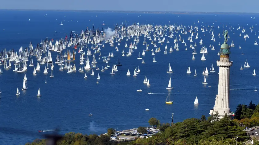 Il golfo durante Barcolana 57 (foto Bruni)