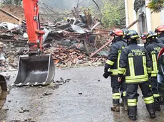 La frana di Brazzano del 17 novembre 2025 (foto Petrussi)