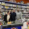 Lo staff del negozio King of Games in via Aquileia a Udine