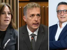 A partire da sinistra Celotti, Balloch e Tomasello