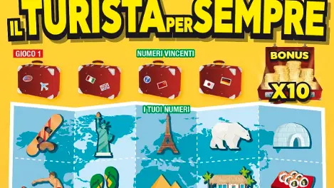 Un tagliando della serie Il Turista per sempre