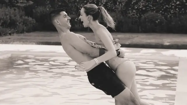 Alvaro Morata e Alice Campello in una foto dal profilo Instagram dell'influencer