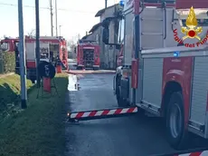 L'intervento dei vigili del fuoco a San Vito