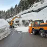 Mezzi di Fvg Strade sulla Regionale 355 della Val Degano