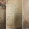 I quaderni del 1944 ritrovati durante i lavori di restauro della Nievo