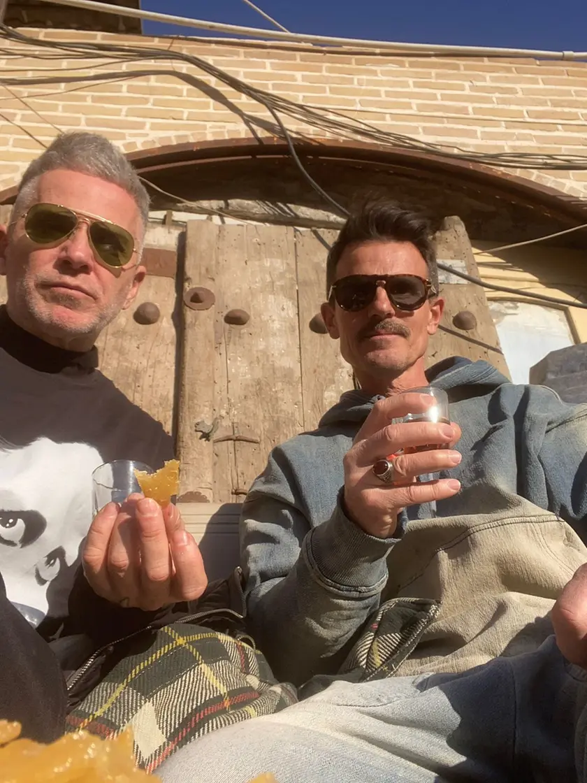 Federico Lora e Luca Virgilio mentre percorrono da Nord a Sud l’Iran