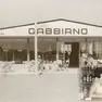 Un’immagine storica dello stabilimento Il Gabbiano a Lignano Sabbiadoro