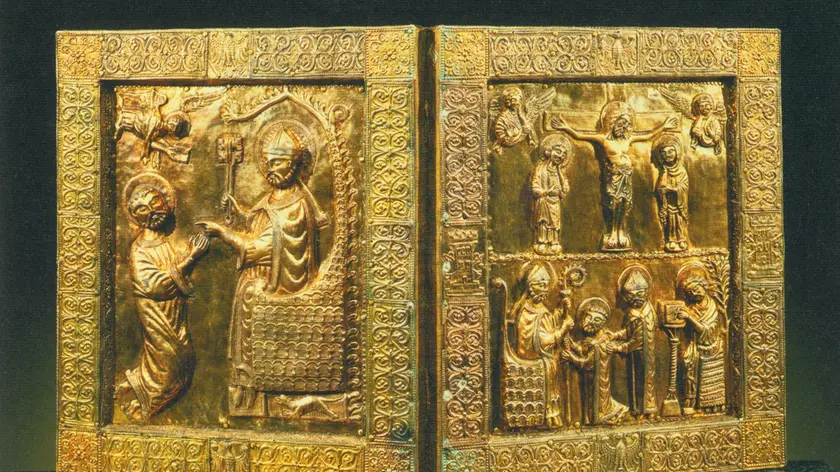 La coperta dell'Evangelario di San Marco dal Tesoro della Basilica veneziana