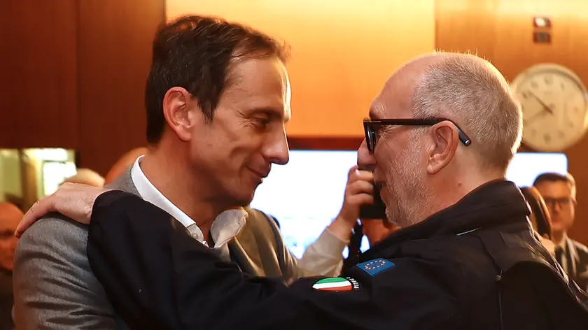 Il governatore Massimiliano Fedriga a colloquio con l’assessore alla Salute, Riccardo Riccardi