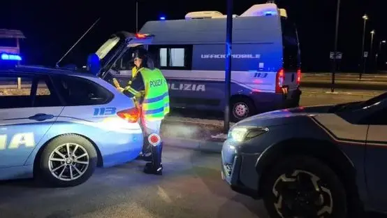 Il cittadino straniero è stato fermato dalla polizia durante un controllo a Udine