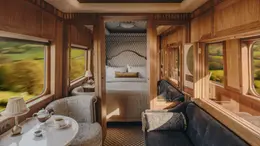 I lussuosi interni del treno britannico "vestito" dalla veneta Rubelli