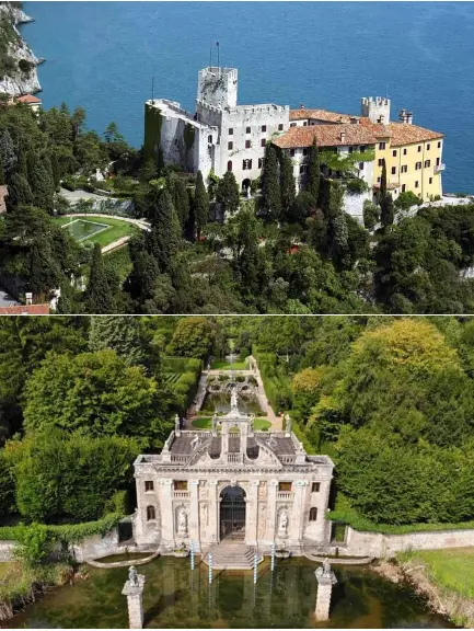 Jeffrey Epstein, Villa Barbarigo a Valsanzibio e il Castello di Duino