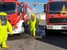 I pompieri del nucleo Nbcr in una foto di archivio